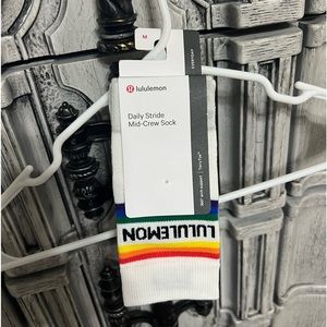 NWT lululemon daily stride crew socks